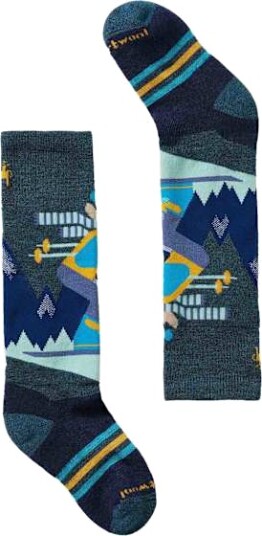 Smartwool Wintersport Full Cushion OTC Socks Junior G/Twilight Blue L (33 36)