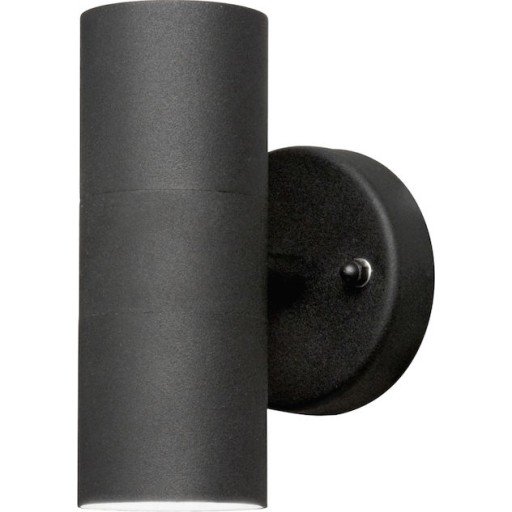 Konstsmide Modena vegglampe opp/ned GU10 Svart Konstsmide Modena vegglampe opp/ned GU10 Svart