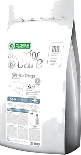 Kornfritt tørrfôr for små hunder med hvit fisk – Naturens Beskyttelse Superior Care 10 kg