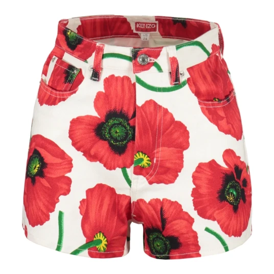 Kenzo Dame Shorts Flerfarget W27, Kenzo Dame Shorts Flerfarget W27,