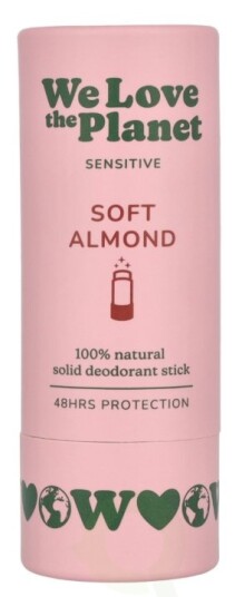 We Love The Planet Sensitive Deodorant Stick 40 g Soft Almond We Love The Planet Sensitive Deodorant Stick 40 g Soft Almond