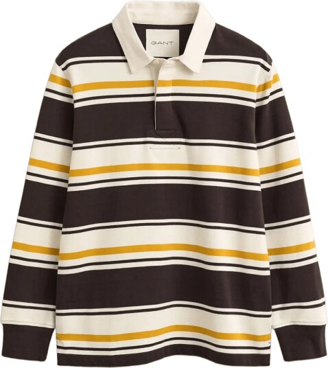 Gant Striped Heavy Rugger Brown XXL