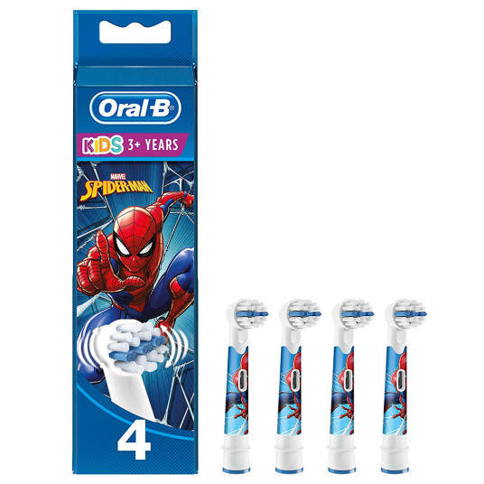 Oral-B Børstehoder Til Barn Spider-Man 4 stk.