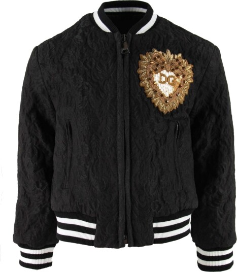 Dolce & Gabbana Bomber Jakke Svart Blonder m. Lapp Dolce & Gabbana 8 år (128) Overgangsjakke Dolce & Gabbana Bomber Jakke Svart Blonder m. Lapp Dolce & Gabbana 8 år (128) Overgangsjakke