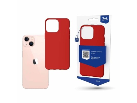 3Mk Mobildeksel Matt Case for iPhone 14 - Rød med Støtsikker Beskyttelse 3Mk Mobildeksel Matt Case for iPhone 14 - Rød med Støtsikker Beskyttelse