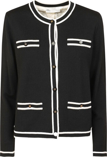 Tory Burch Dame Strikkevarer Svart S,