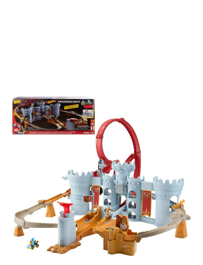 Hot Wheels Hw Mario Kart Bowser"s Castle Raceway Grey One Size Hot Wheels Hw Mario Kart Bowser"s Castle Raceway Grey One Size