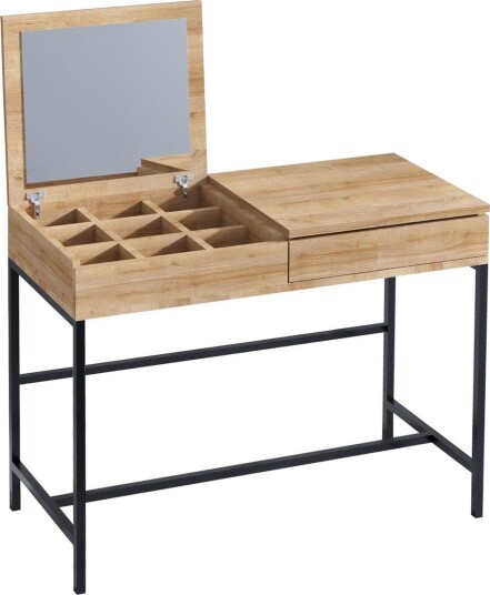 Make-up Table Eik\|Svart - Natur/Svart