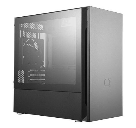 Cooler Master Silencio S400 TG - Kabinett - Minitower - Svart Cooler Master Silencio S400 TG - Kabinett - Minitower - Svart