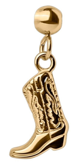 Muli Collection Boot Charm Gold