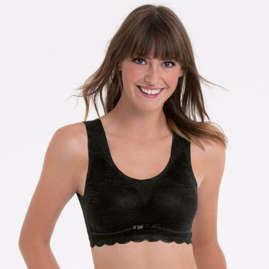 Anita BH Essentials Lace Bralette Svart XX-Large Dame