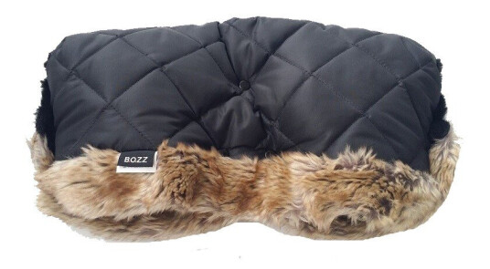 Håndvarmer Bozz Black Squares Fur