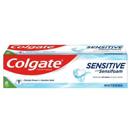 Colgate Tannkrem Sensitive Foam Whitening 75 ml.