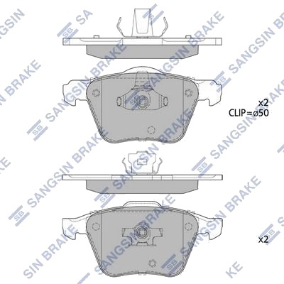 Hi Q SP1932 Bremseklosser