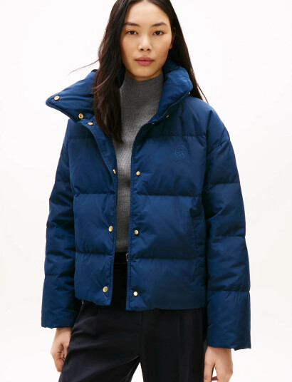 Tommy Hilfiger Crest Mw Down Reg Jacket Navy XS Tommy Hilfiger Crest Mw Down Reg Jacket Navy XS