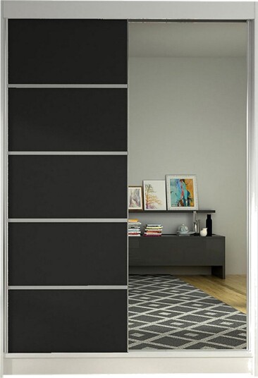 Garderobe Lino LED-belysning - Hvit/Svart