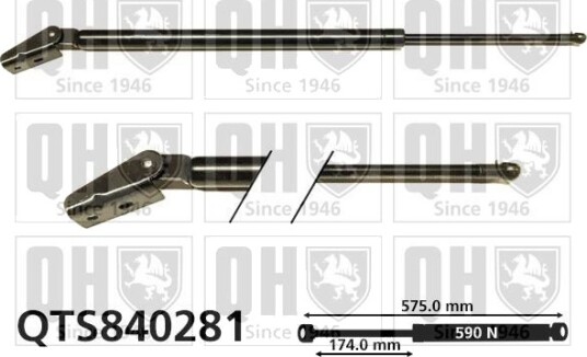 QUINTON HAZELL QTS840281 Baklukedemper