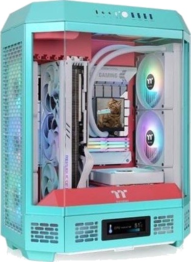 Thermaltake The Tower 600 Kabinett Micro-ATX ATX Mini-ITX Blå