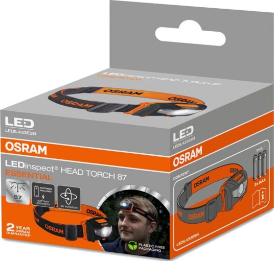 Osram Head Torch 87 Essential Hodelykt 87 Lm Ledil433esn Osram Head Torch 87 Essential Hodelykt 87 Lm Ledil433esn