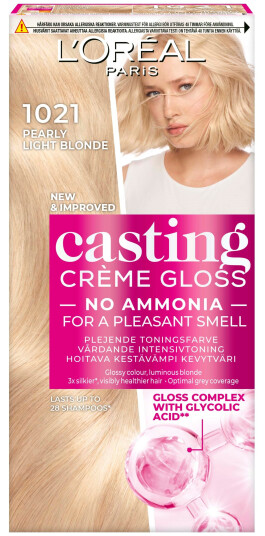 L'Oréal Paris Casting Crème Gloss 1021 Light Pearl Blonde L'Oréal Paris Casting Crème Gloss 1021 Light Pearl Blonde