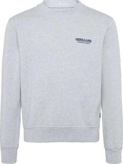 Mads Nørgaard Original Sweat Solo Sweatshirt - MID GREY MELANGE - 104