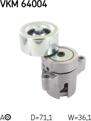 SKF VKM 64004 Strammehjul, kilerem
