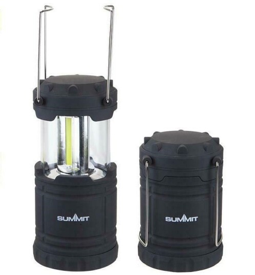 Mini sammenleggbar LED-lanterne