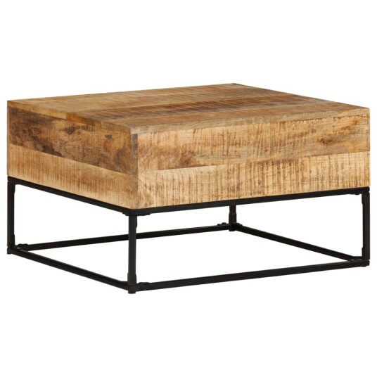 Salongbord 68x68x41 cm grovt mangotre 8720286070772