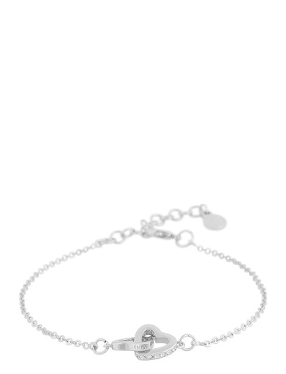 SNÖ OF SWEDEN Connected Chain Brace Heart S/Clear |Silver |One Size SNÖ OF SWEDEN Connected Chain Brace Heart S/Clear |Silver |One Size