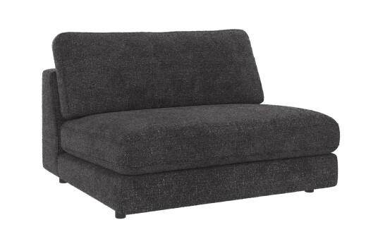 Rowico Home Duncan 1,5 seters modul Mørkegrå Robin 66 112 x 103 x 78 cm Grå
