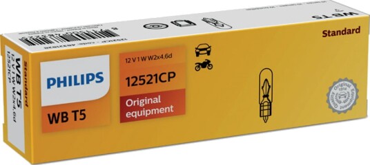 PHILIPS 12521CP Lyspære, innvendig lys