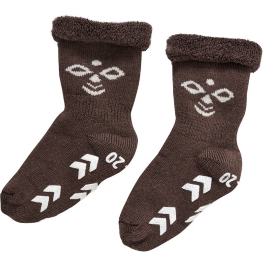 Hummel Chocolate Brown Snubbie Socks 18-20