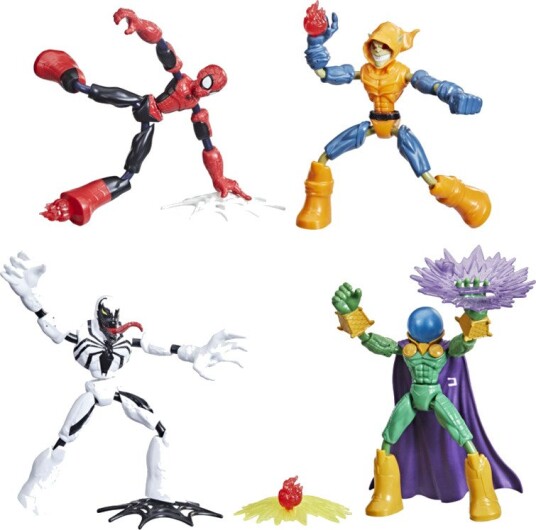 Marvel Spider-Man Bend and Flex - Spider-man & Anti-Venom vs Marvel"s Mysterio & Hobgoblin