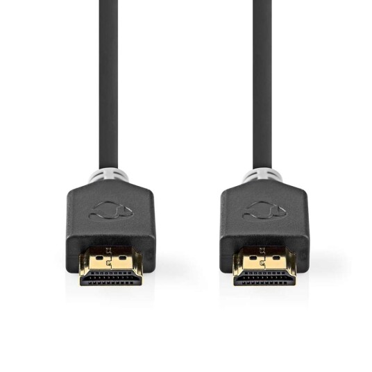 Nedis Ultra High Speed ​​hdmi Cable HDMI  kontakt 8k@60hz 48 Gbps 1.00 M Rund 6.0 Mm Antrasitt V