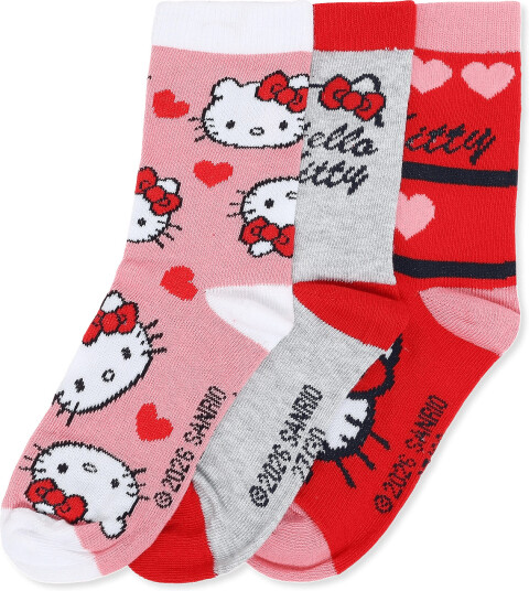 Hello Kitty Socks   Red   31/34