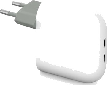Google 67W Dual Port USB-C Vegglader for Pixel Google 67W Dual Port USB-C Vegglader for Pixel