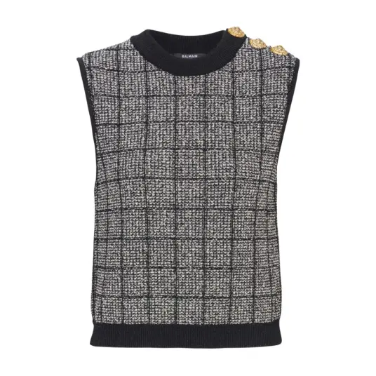 Balmain Dame Strikkevarer Svart S,