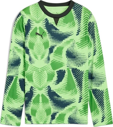 PUMA Keeperdrakt teamTarget Grønn/PUMA Svart Barn L/S 116 cm