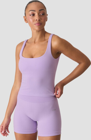 Smooth Seamless 2 i 1 Singlet Lilla Lila Large
