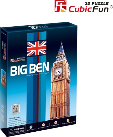 3D Puzzle of Big Ben – Morsom og engasjerende byggeopplevelse