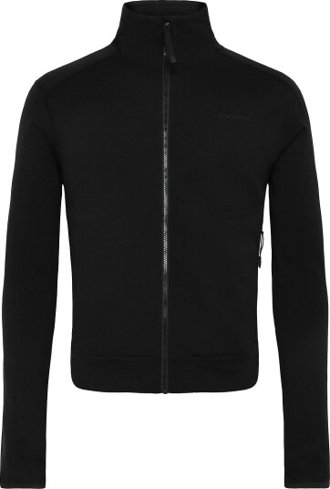 Knowledge Cotton Apparel Dynamic Wool Fleece Full Zip Black S
