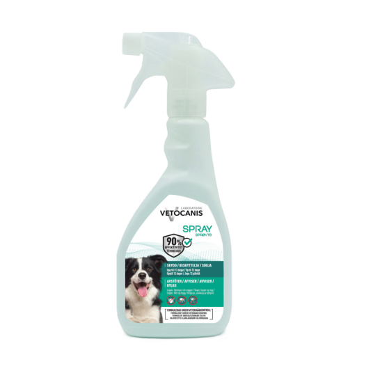 Anti Parasit Spray Hund 500 ml Hund Helse Og Pels Hygiene Flåttmiddel Til Hund Vetocanis
