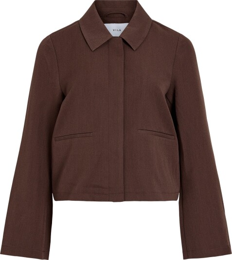 Vila Vileora L/S Shirt Brown 36