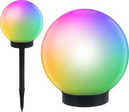 Greenblue 46576 Utendørs Sokkel/Stang Belysning Sort Hvit Ip44 Camping Hage Terrasse Gulvmontering Led