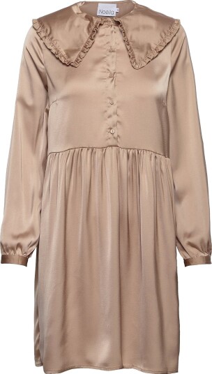 Noella Dania Dress Polyester Beige XS Noella Dania Dress Polyester Beige XS