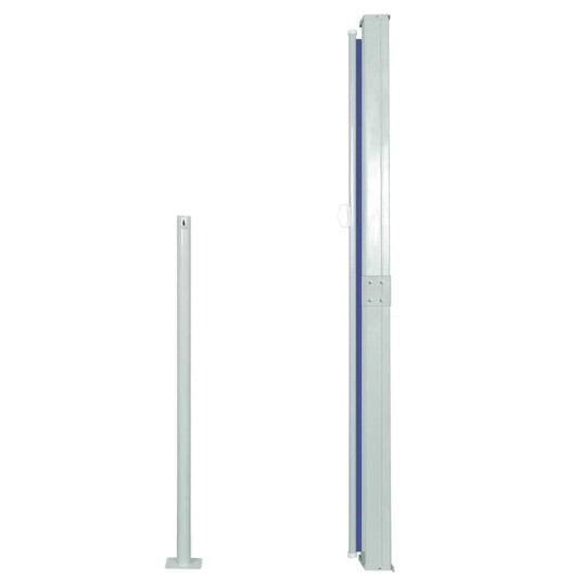 vidaXL Uttrekkbar sidemarkise 160 x 500 cm blå