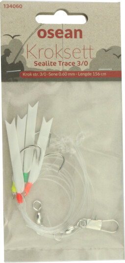 Osean Sealite Trace Kroksett 3 stk 3/0 Osean Sealite Trace Kroksett 3 stk 3/0