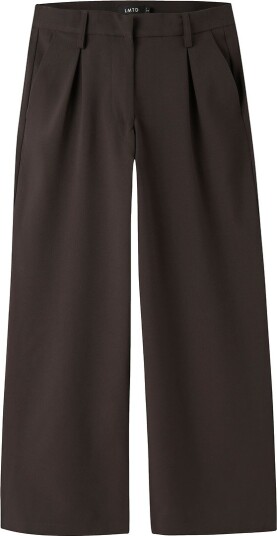 LMTD Nlfluis Nw Pleat Wide Pant Noos Brown 128 LMTD Nlfluis Nw Pleat Wide Pant Noos Brown 128