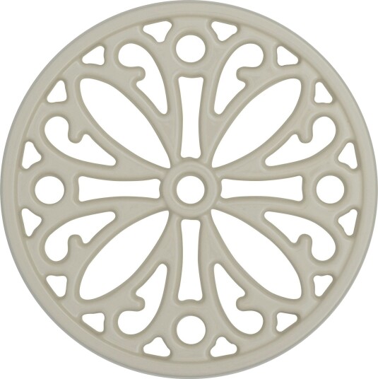 Cast iron coasters White