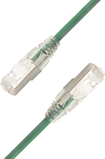 LinkIT SlimPatch F/UTP Cat6a green